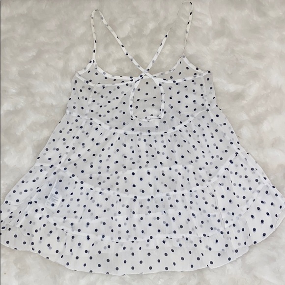 Abercrombie and Fitch flouncy polka dot top - Picture 2 of 3